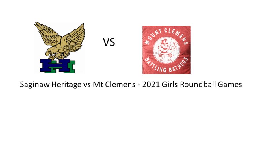 63 Saginaw Heritage 25 Mt Clemens  - 2021 Roundball Games