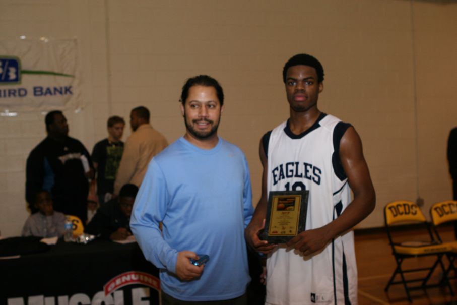 Derrick Walton Jr. with TJ Kelly