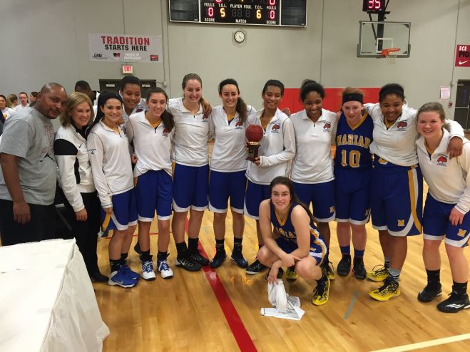 Nationally ranked Marian continues streak with win over East Chicago Central 74-48